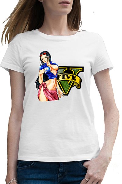 OEM Tricou femei GTA Girl One Piece Nico Robin Devil