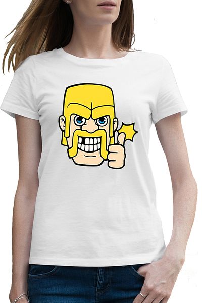 OEM Tricou femei Clash of Clans Barbarian Royale