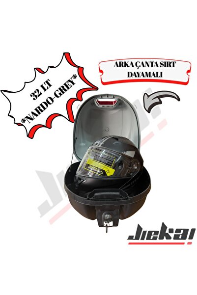 JİEKAİ Dünya Motosiklet 35 Lt Uyumlu *nardo-grey Arka Çanta Sırt Dayamalı
