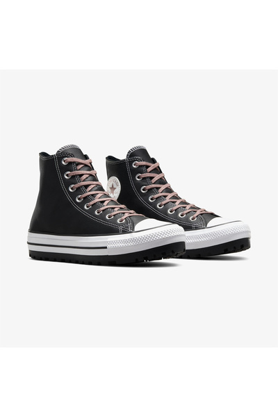 Converse Chuck Taylor All Star City Trek Unisex Siyah Deri Bot