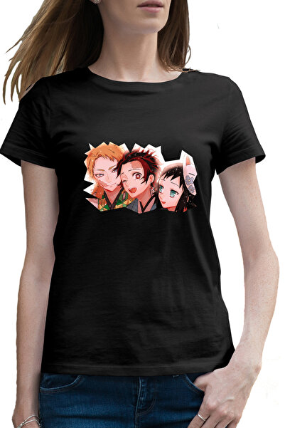 OEM Tricou femei Demon Slayer Sabito Tanjiro Makomo Minecraft