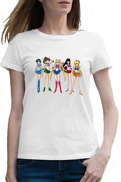 OEM Tricou femei Sailor Moon Desene Animate Bebe