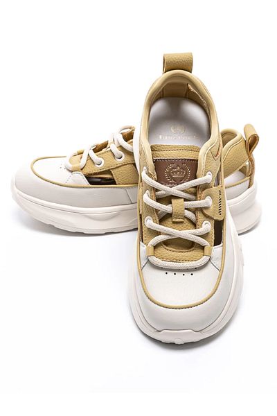 FRANCO GERARDO Pantofi Sport Dama din piele naturala 70136 Galben Franco Gerardo