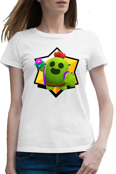 OEM Tricou femei Spike Hello Brawl Stars