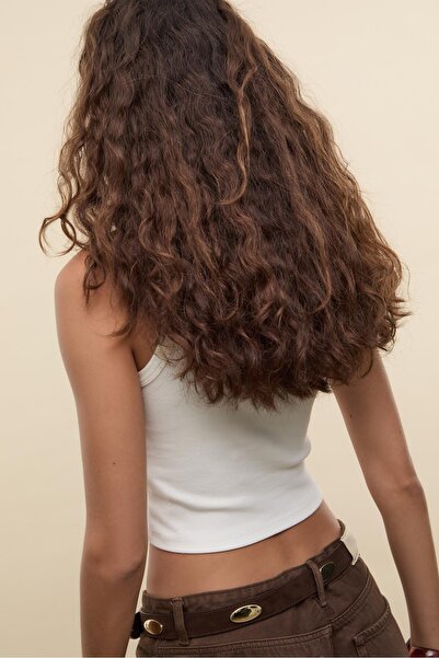 Stradivarius Yellowstone racerback crop top