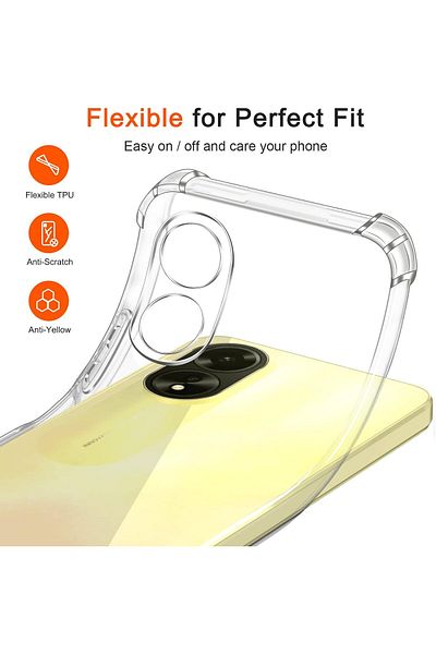 ALC MOBILE Anti-shock, transparent case compatible with OPPO A18 / A38