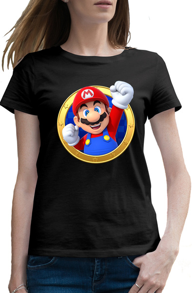 OEM Tricou femei Super Mario Bros Arcade Good Vibe
