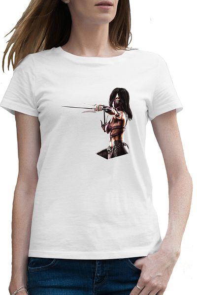 OEM Tricou femei Mortal Kombat Mina Kitana Cute Girl Karate
