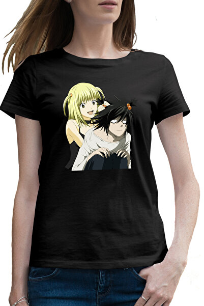 OEM Tricou femei Death Note L Detectiv Misa Amane Codite