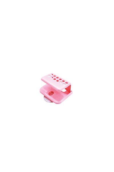 flores Suport din plastic pentru burete vase, burete inclus, prindere cu ventuza, roz, 90 mm