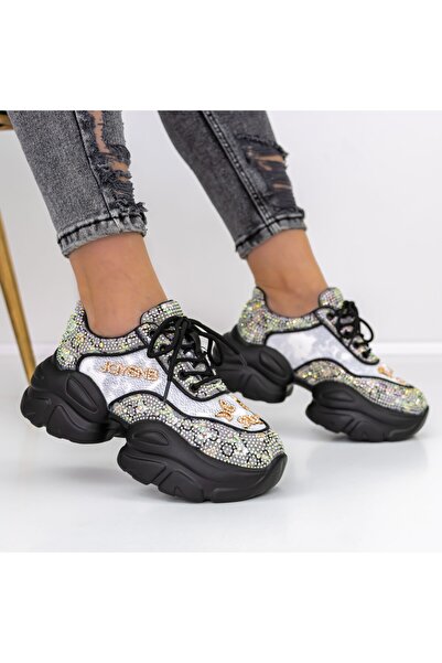 mei Pantofi Sport Dama cu Platforma 667 Negru