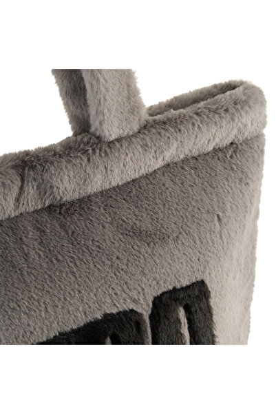 Puma Kadın Gri Up Faux Fur Shopper Omuz Çantası 091712-03