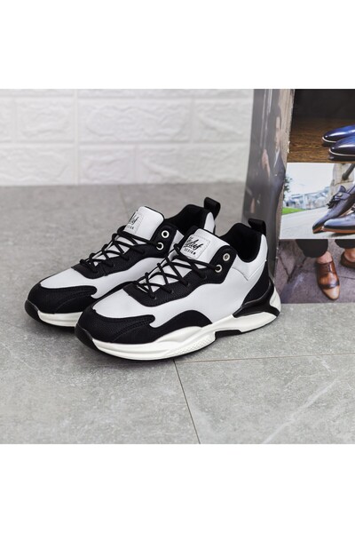 FASHION Men's Sports Shoes 756 Black-White
