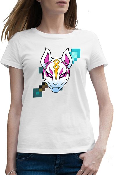 OEM Tricou femei Drift Mask Fortnite Minecraft