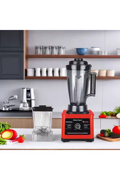 Türkiye Heavy Duty High Speed Power 4 L Jar 8000 W/9000 W Blender Silver Crest 2 in 1
