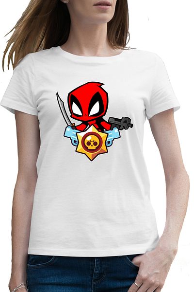 OEM Tricou femei Deadpool Brawl Stars Baby Karate