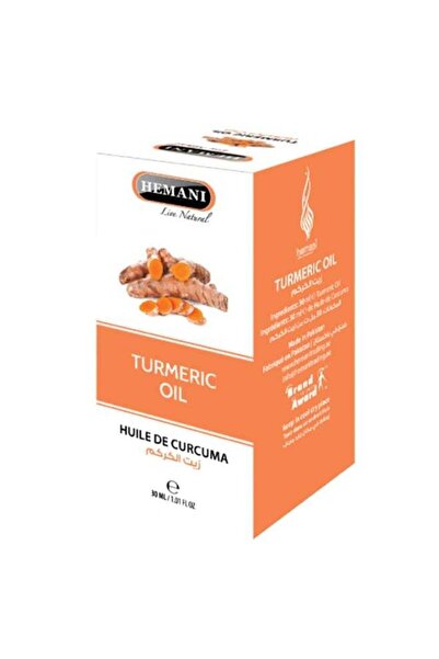 HEMANI Natural Turmeric Oil 30ml | Best Oil for Glowing Skin, Hair Strength, ...