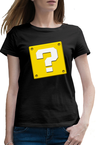 OEM Tricou femei Super Mario Bros Question Mark Odyssey