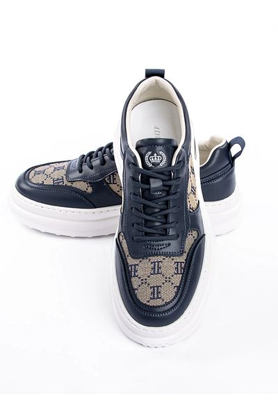 advancer Pantofi Sport Barbati din piele naturala 68011 Albastru
