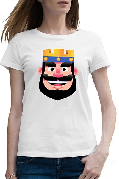 OEM Tricou femei Red King Clash Royale Minecraft
