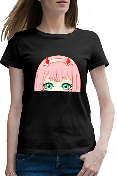 OEM Tricou femei Zero Two Darling in the FranXX Chibi Anime