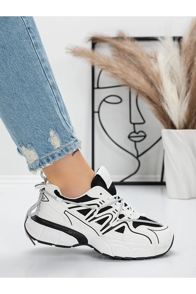 Se7en Women's Sneakers YZ229 White-Black