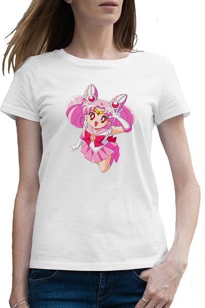 OEM Tricou femei Sailor Moon Chibiusa Pink Craciun