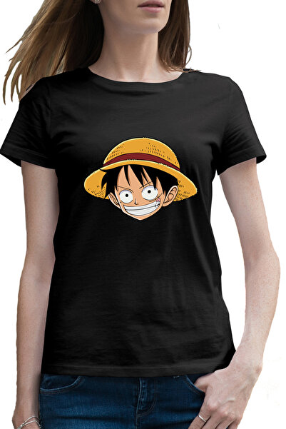 OEM Women's T-shirt One Piece Pirate Monkey D Luffy Captain Ship
