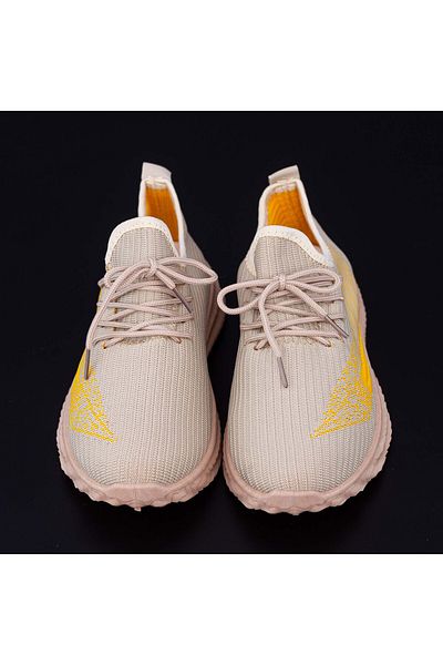 FASHION Men's Sports Shoes 4061 Beige