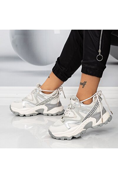 mei Дамски спортни обувки SZ337 Бежови