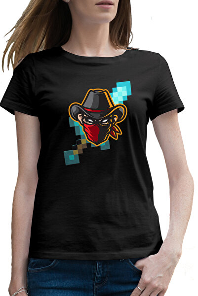 OEM Tricou femei Bandit Cowboy Fortnite Minecraft