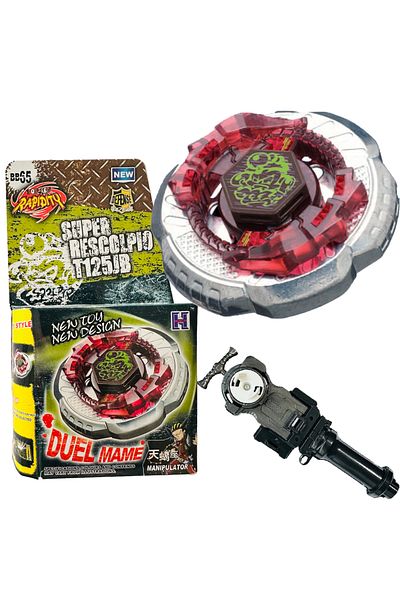 RAPIDITY Bb65 Beyblade Metal Fusion Rock Scorpio + 158-29with Guns