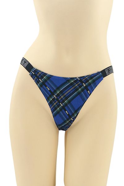 OEM Chiloti sexy tanga cu aplicatii strasuri decorative, design minimalist, MG-P3358