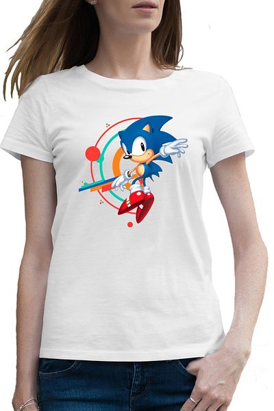OEM Tricou femei Sonic Mania Free Riders Video Game