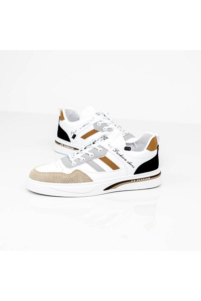 mei Men's Sports Shoes CF2315 White-Khaki