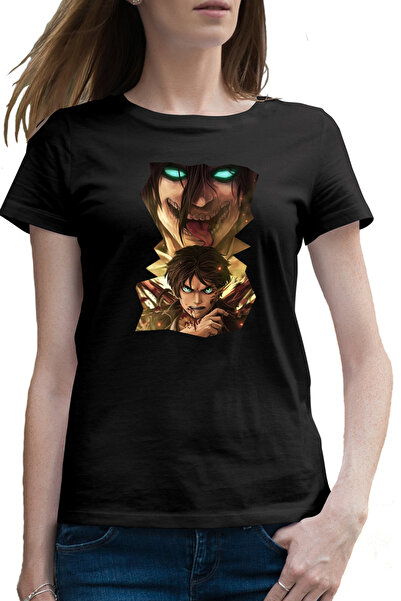 OEM Tricou femei Attack on Titan Eren Anime Manga Artist