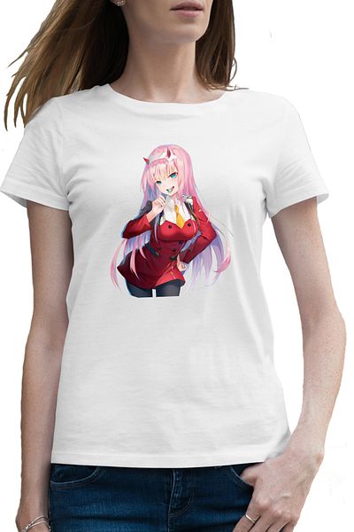 OEM Tricou femei Darling in the FranXX Zero Two Human Klaxo