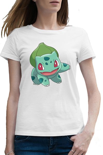 OEM Tricou femei Bulbasaur Pokemon Minecraft