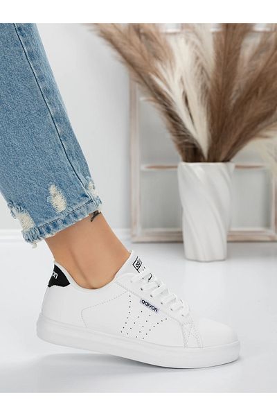 mei Women's Sneakers 51928-3 White-Black