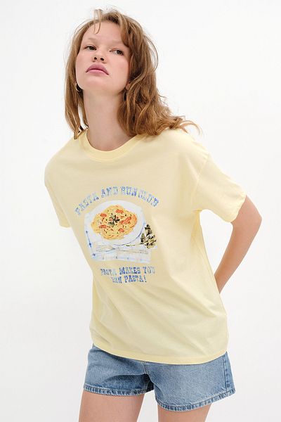 Addax Text Printed T-Shirt P10466