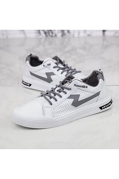 mei Men's Sports Shoes 8871 White