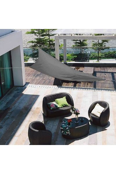OEM Triangular shade sail, size 3.6 m, Grey