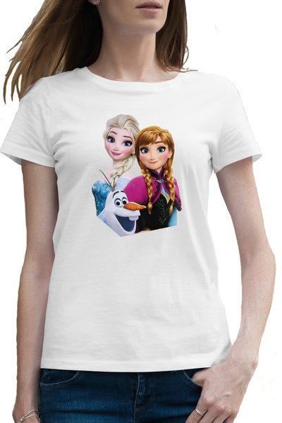 OEM Tricou femei Disney Elsa Frozen Ana Surori Olaf