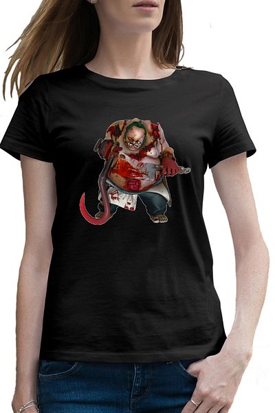 OEM Women's T-shirt Dota 2 Hero Pudge Horror Killer Dota2