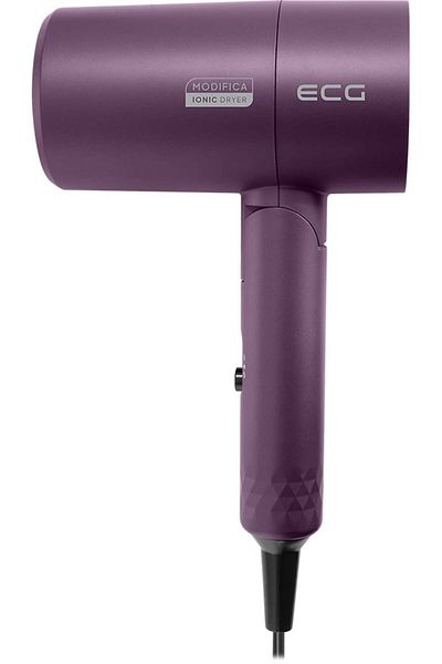 ECG Uscător de păr ionizant Modifica Chiara, 1600 W, 2 niveluri de temperatură, concentrator, violet