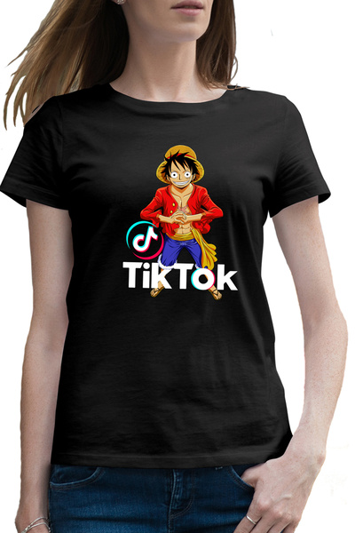 OEM Tricou femei One Piece Luffy Tiktok Creator Tik Tok Anime