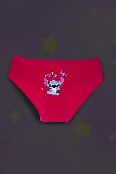 GRI MOR TEKSTIL PACHET DE 5 CHILOȚI SLIP BUMBAC CU STICHIȚI IMPRIMATE