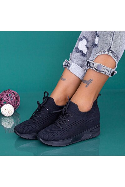 mei Pantofi Sport Dama cu Platforma KDN19 Negru