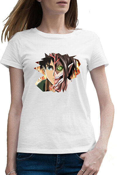 OEM Tricou femei Eren Yeager Attack on Titan AOT Manga Anime