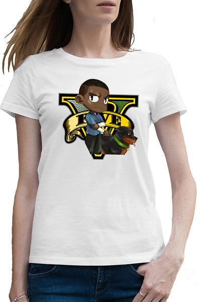 OEM Tricou femei Grand Theft Auto Franklin GTA